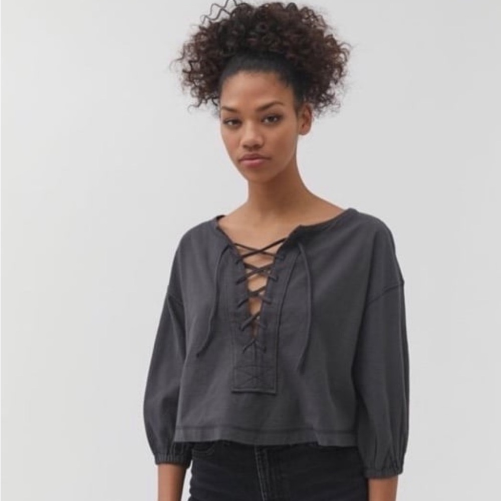 Urban Outfitters Runa Lace Up Top small